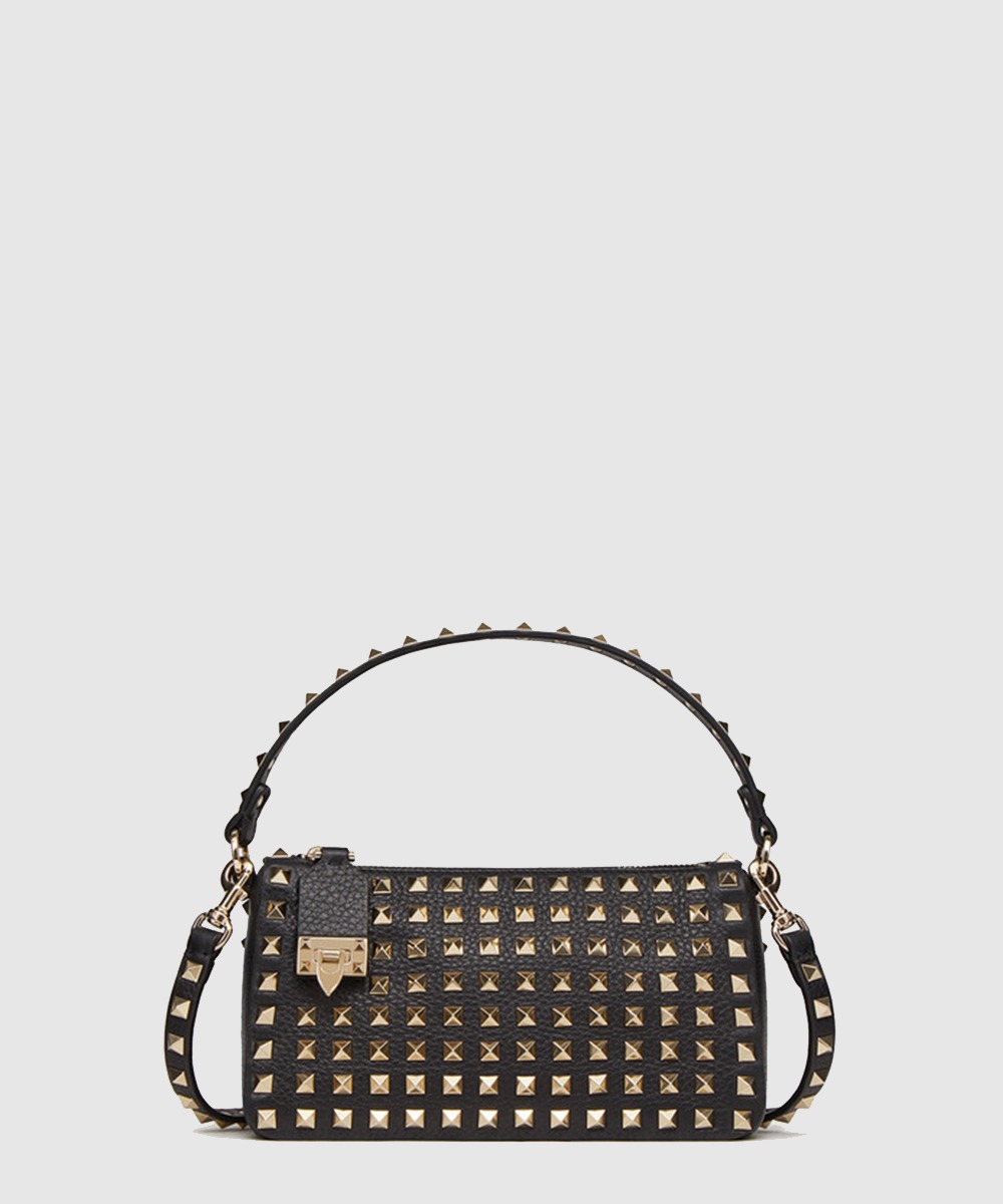 발렌티노 Rockstud 스몰 스터드 그레인드 카프스킨 크로스백