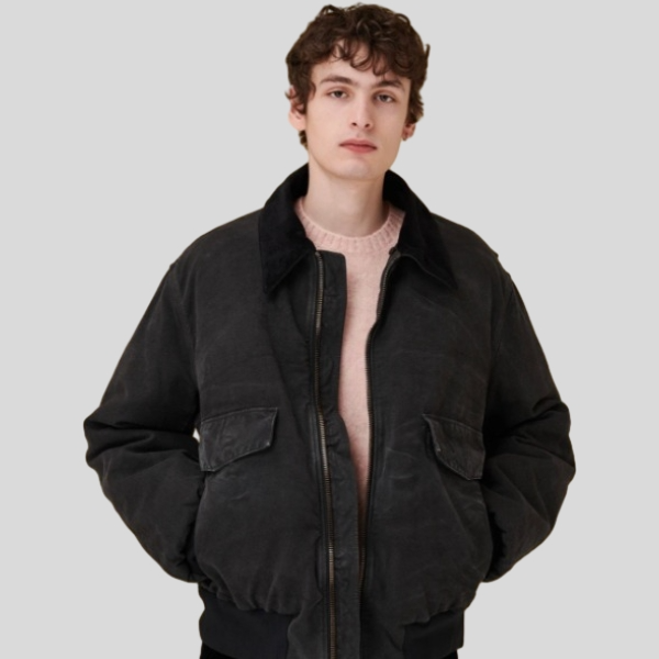 프라다 백로고 워싱 자켓