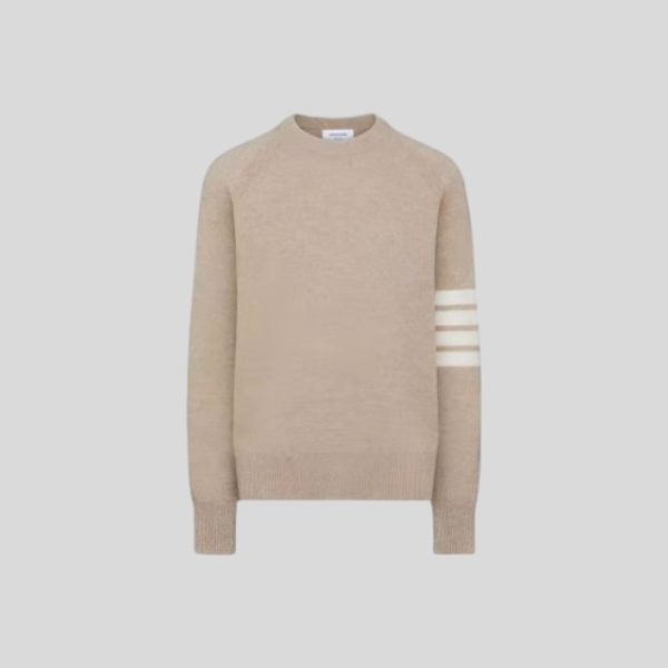 톰브라운 클래식 포 스트라이프 울 니트 스웨터