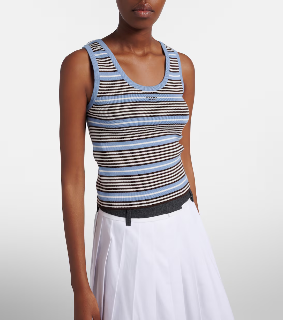 프라다 스트라이프 탑