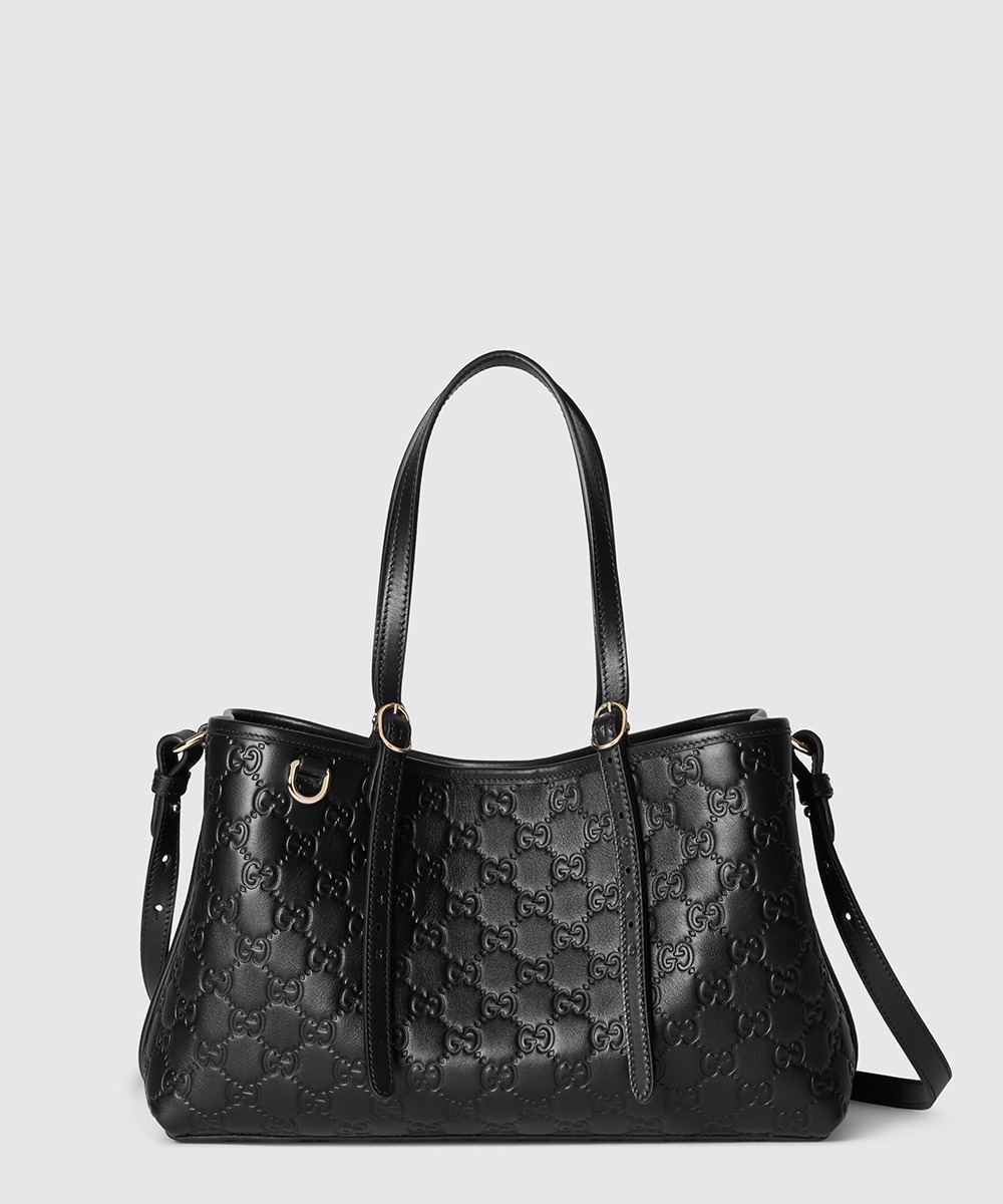 구찌 GG 엠블럼 미디엄 토트백 815214