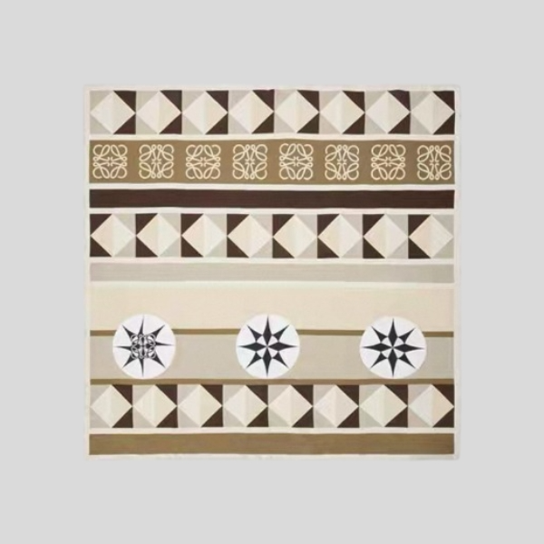 로에베 실크 자카드 스카프