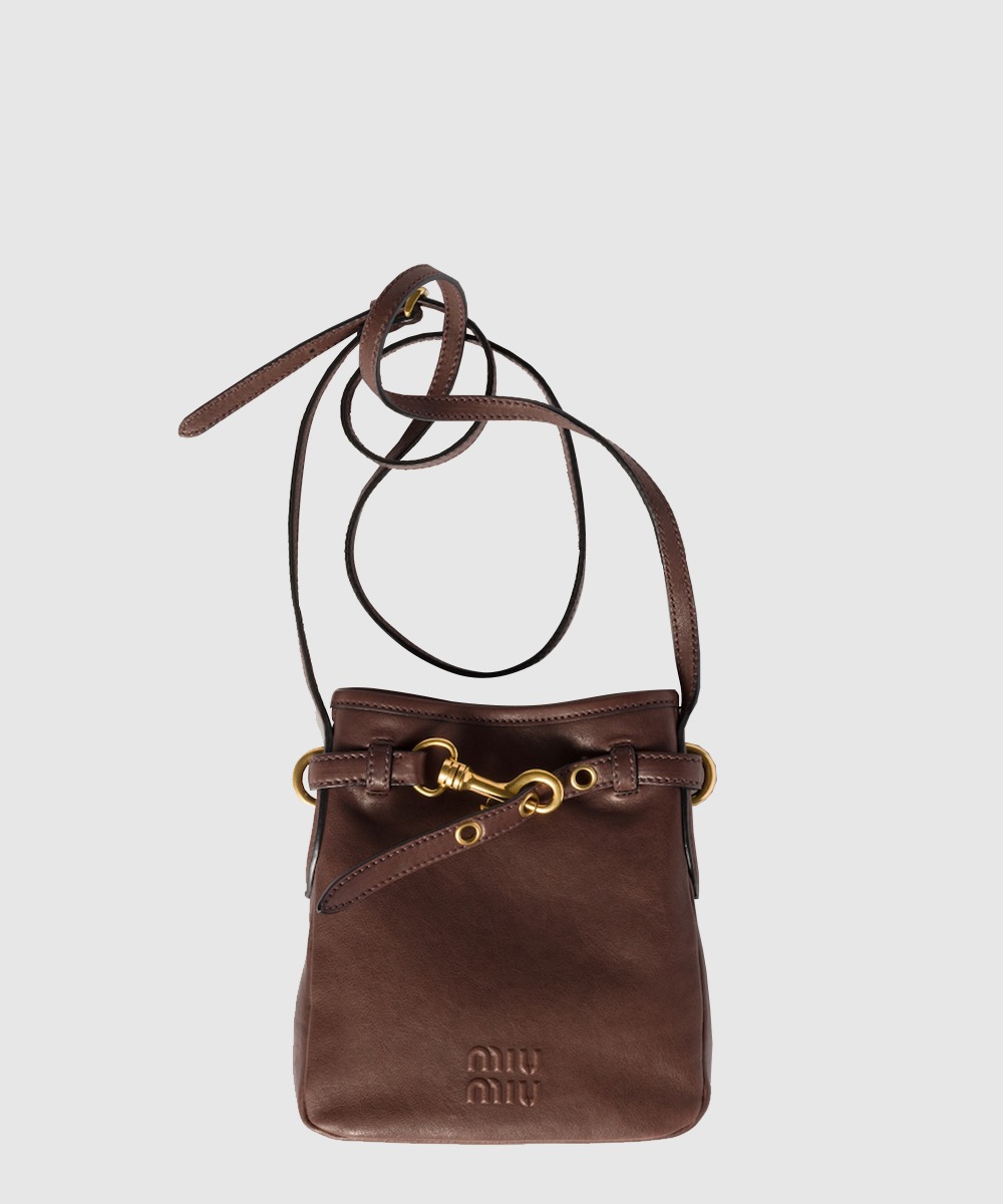 미우미우 나파 가죽 파우치 5NR461