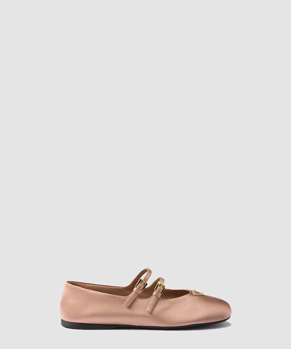 프라다 새틴 발레리나 1F794N