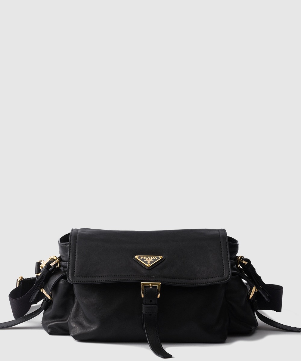 프라다 익스플로어 미디엄 나파 가죽 숄더백 1BD394