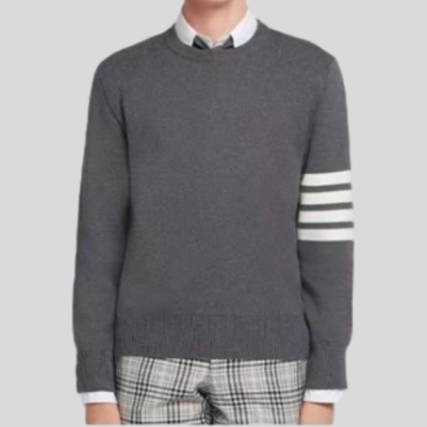 톰브라운 클래식 포 스트라이프 울 니트 스웨터