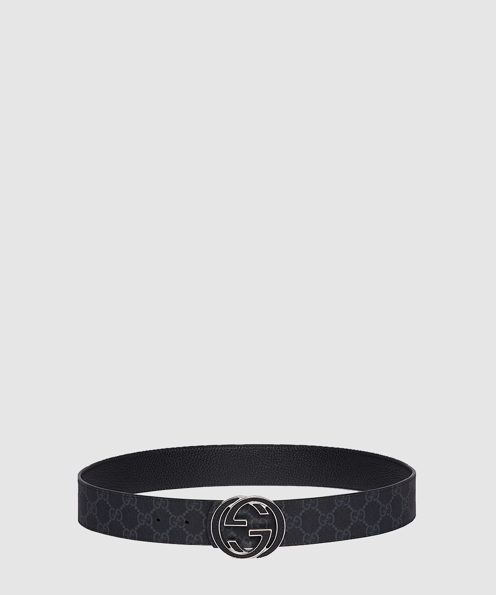 구찌 인터로킹 G 버클 리버서블 벨트 812273