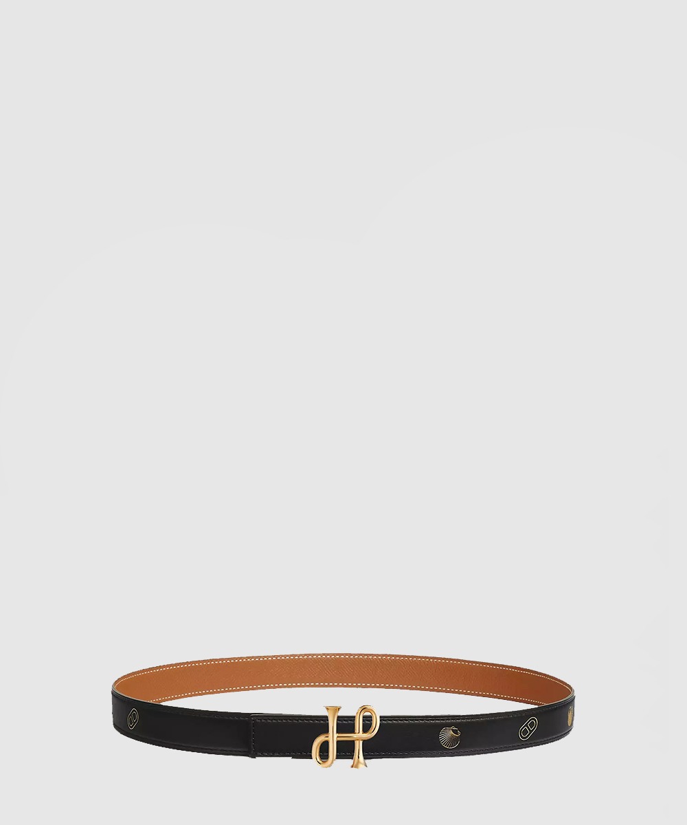 에르메스 Cor Baroque 벨트 버클 & Hermes sur Mer 리버서블 가죽 스트랩