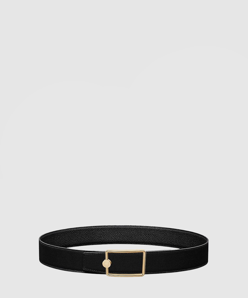 에르메스 버클 양면 가죽 벨트