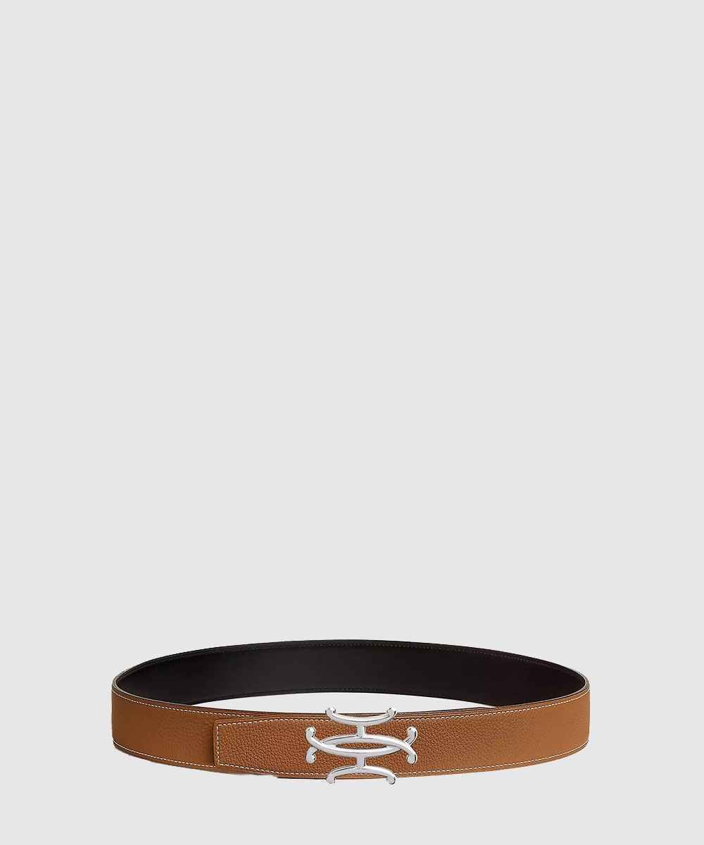 에르메스 Neo Lift 벨트 버클 리버서블 가죽 스트랩