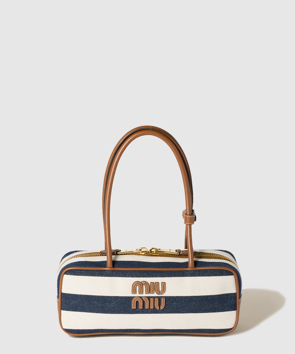 미우미우 캔버스 및 가죽 보백 5BB173