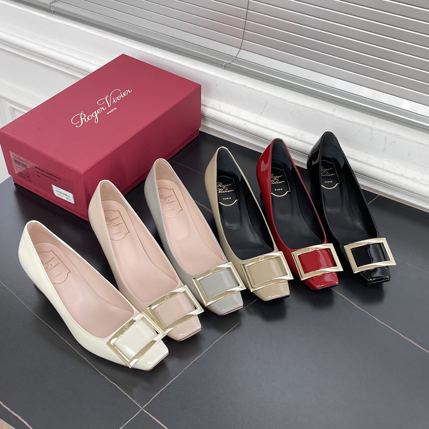 로저비비에 버클 슈즈 (4.5cm)