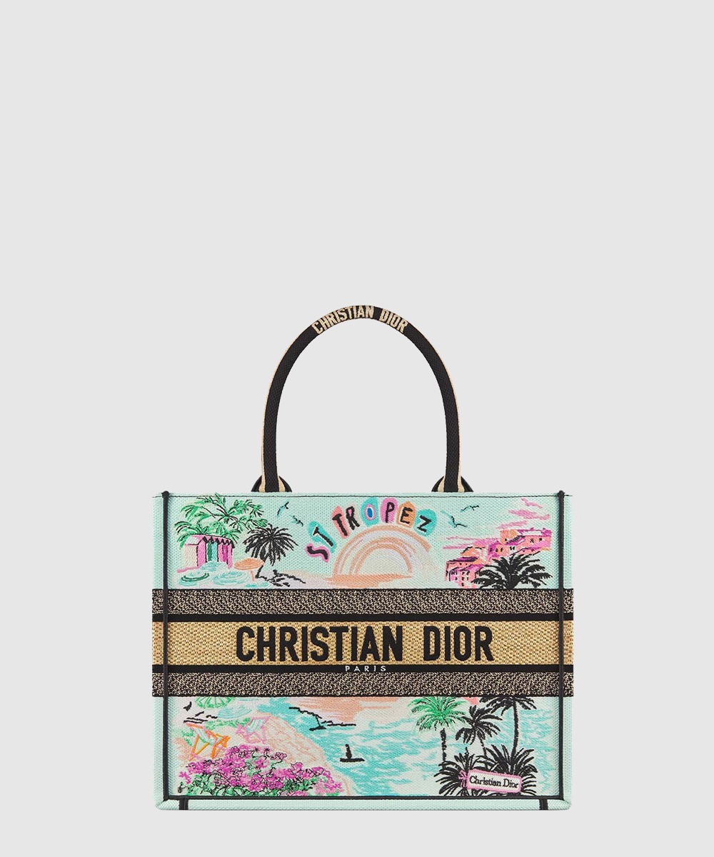 디올 북 토트백 미듐 M1296