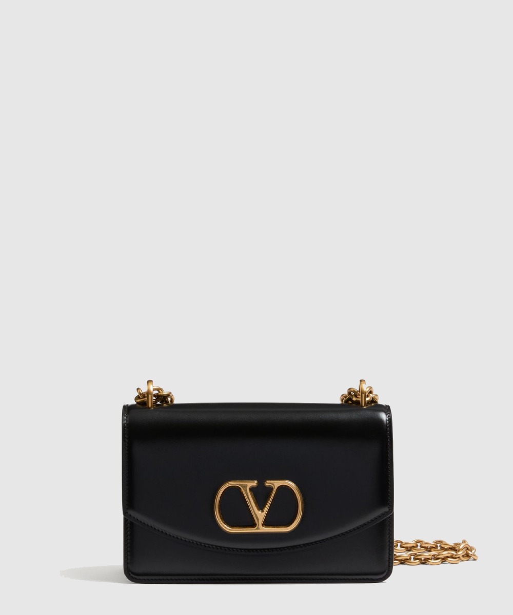 발렌티노 가라바니 베인 유광 카프스킨 스몰 숄더백