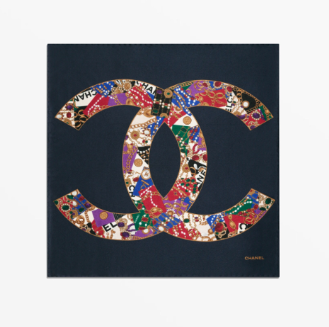 샤넬 하이 주얼리 스퀘어 스카프