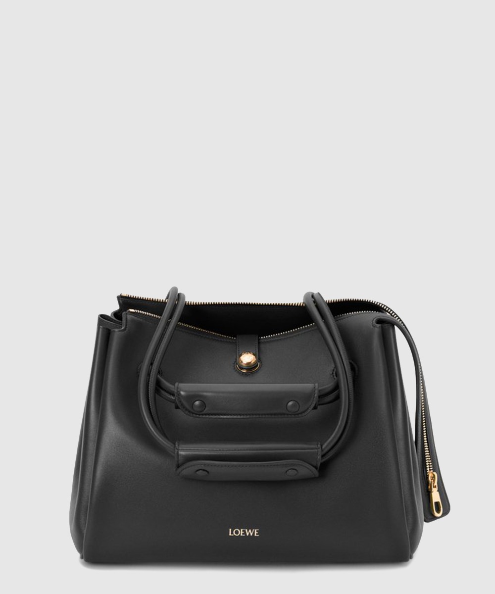 로에베 미디엄 마드리드백 유연한 카프스킨