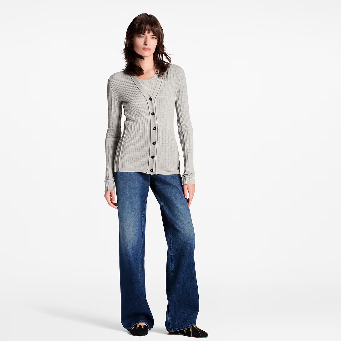 루이비통 리브드 니트 가디건