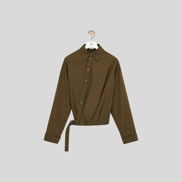 로에베 코튼 드레이프 셔츠